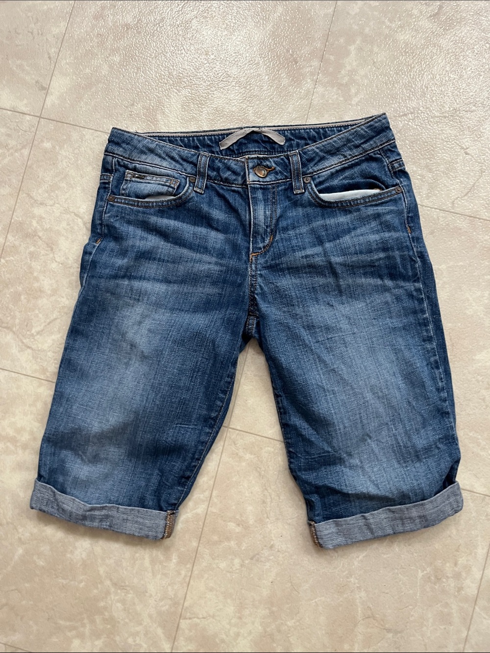 Joe's Jeans Mid Wash Denim Bermuda Shorts 27